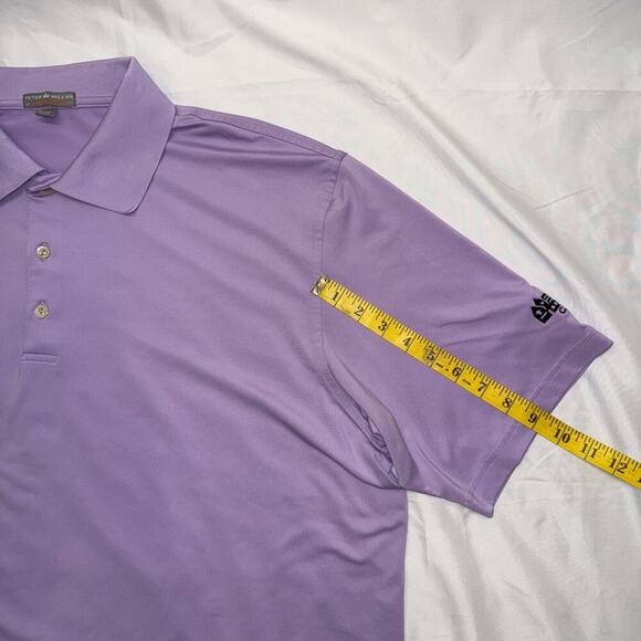 Peter Millar - Men’s Lavender Polo Size XL - Picture 6 of 10
